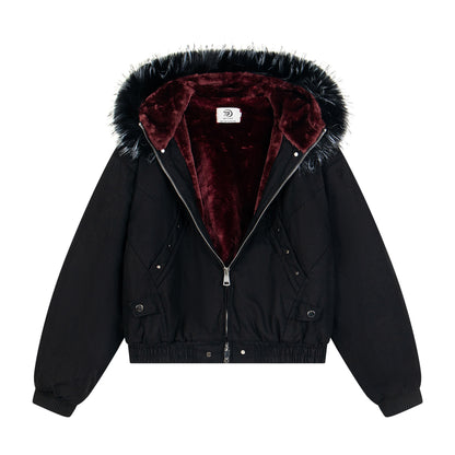 FUR- BOMBER JACKET